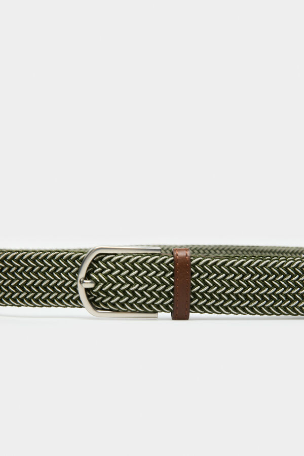 Springfield Two-tone woven belt grey