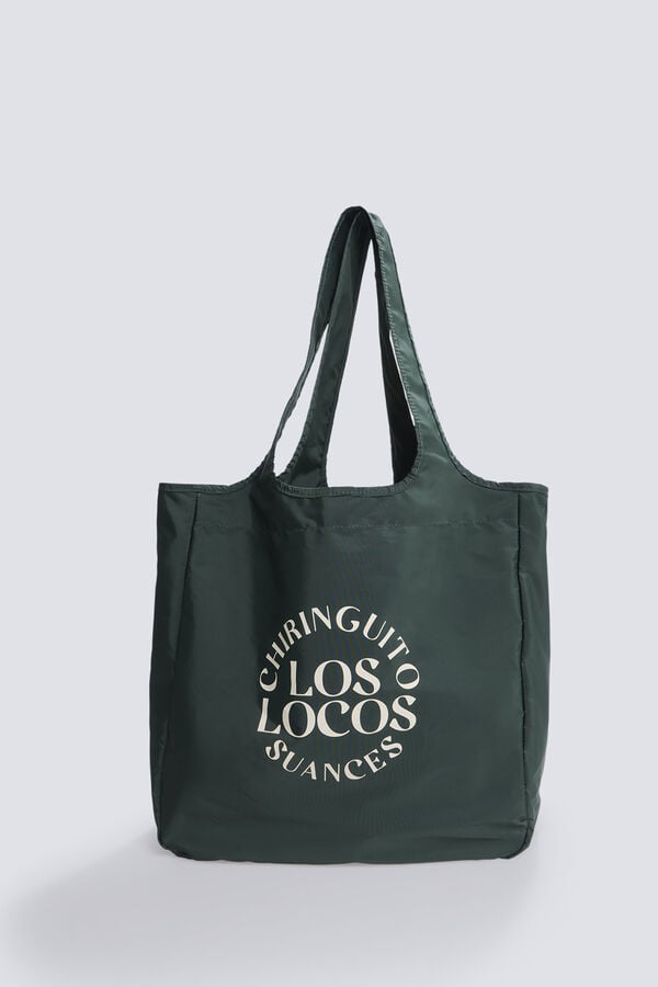 Springfield Mala tote bag chiringuito "los locos" verde