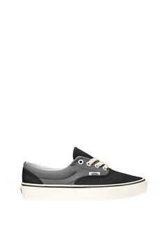 Springfield Contrast fabric lace-up sneaker schwarz
