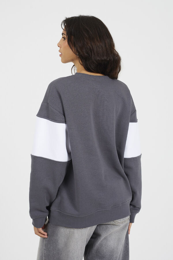 Brave Soul Sudadera con bordado gris