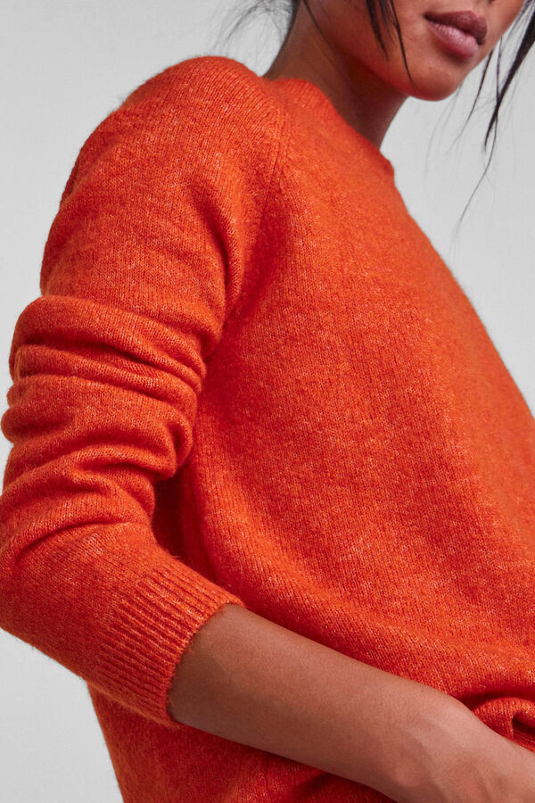 Springfield Jersey-knit jumper narančasta