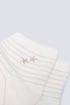 Springfield Chaussettes courtes &agrave; &eacute;toiles et rayures en lurex