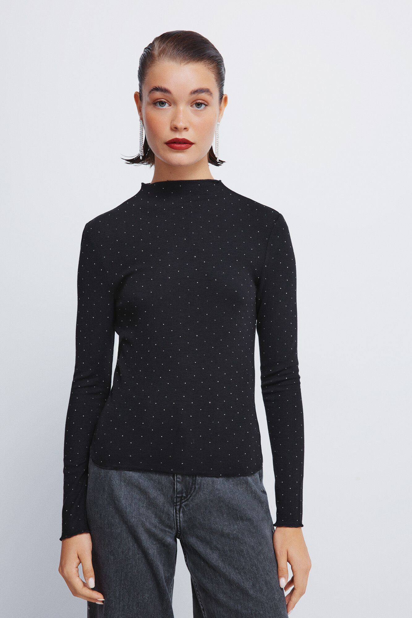 Springfield Camiseta strass