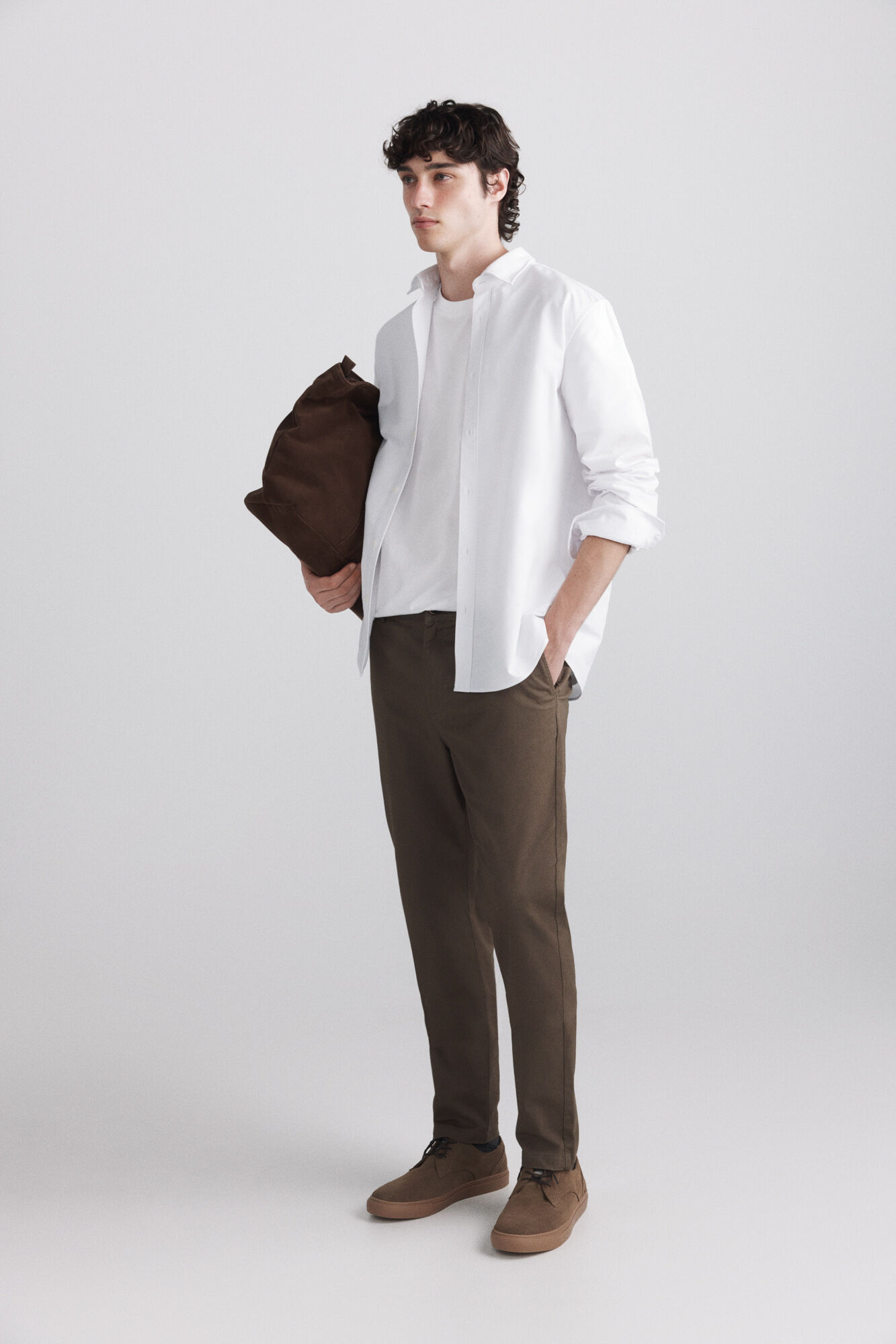 Springfield Pantal&oacute;n chino microestampado slim fit