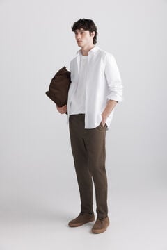 Springfield Pantal&oacute;n chino microestampado slim fit