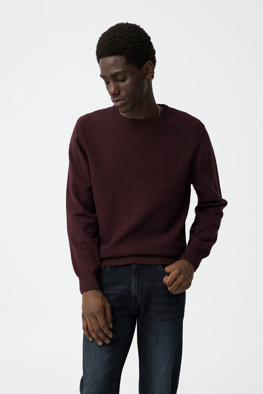 Jersey de punto texturizado