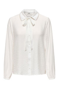 JDY Lang&auml;rmeliges Hemd Schleife