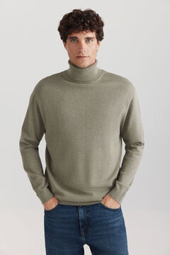 Springfield Basic-Pullover mit Rollkragen