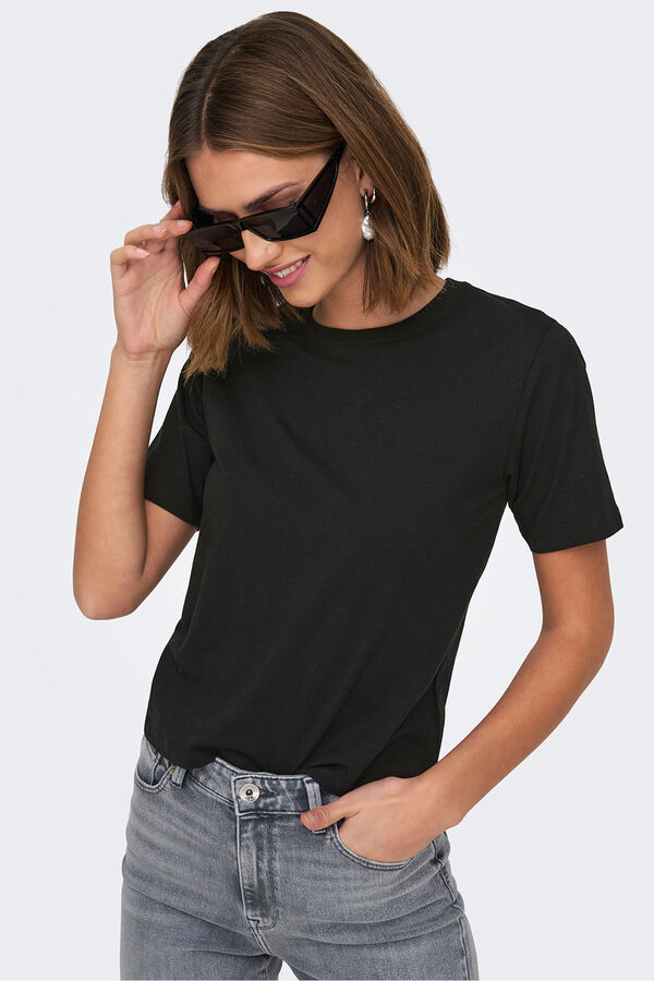 JDY Short sleeve T-shirt black