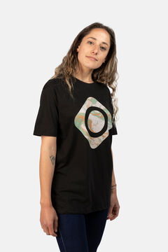 Springfield Ena short-sleeved unisex cotton T-shirt black