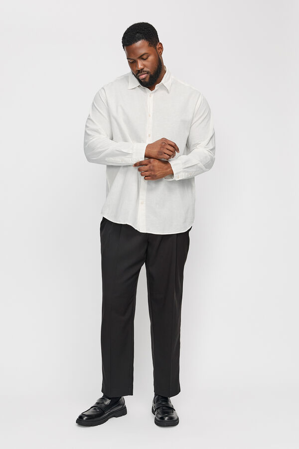 Jack & Jones PLUS Camisa slim fit PLUS blanco