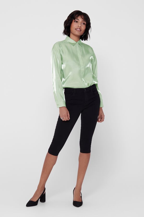 Only Capri-Jeans Schwarz