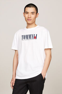 Springfield Camiseta de hombre Tommy Jeans blanco