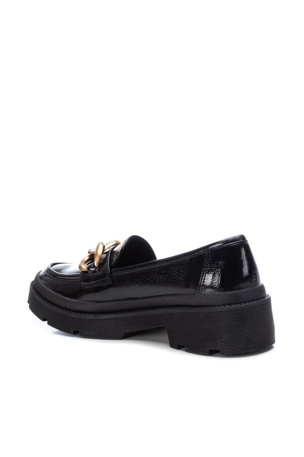 Springfield Zapato Señora Charol Beige negro