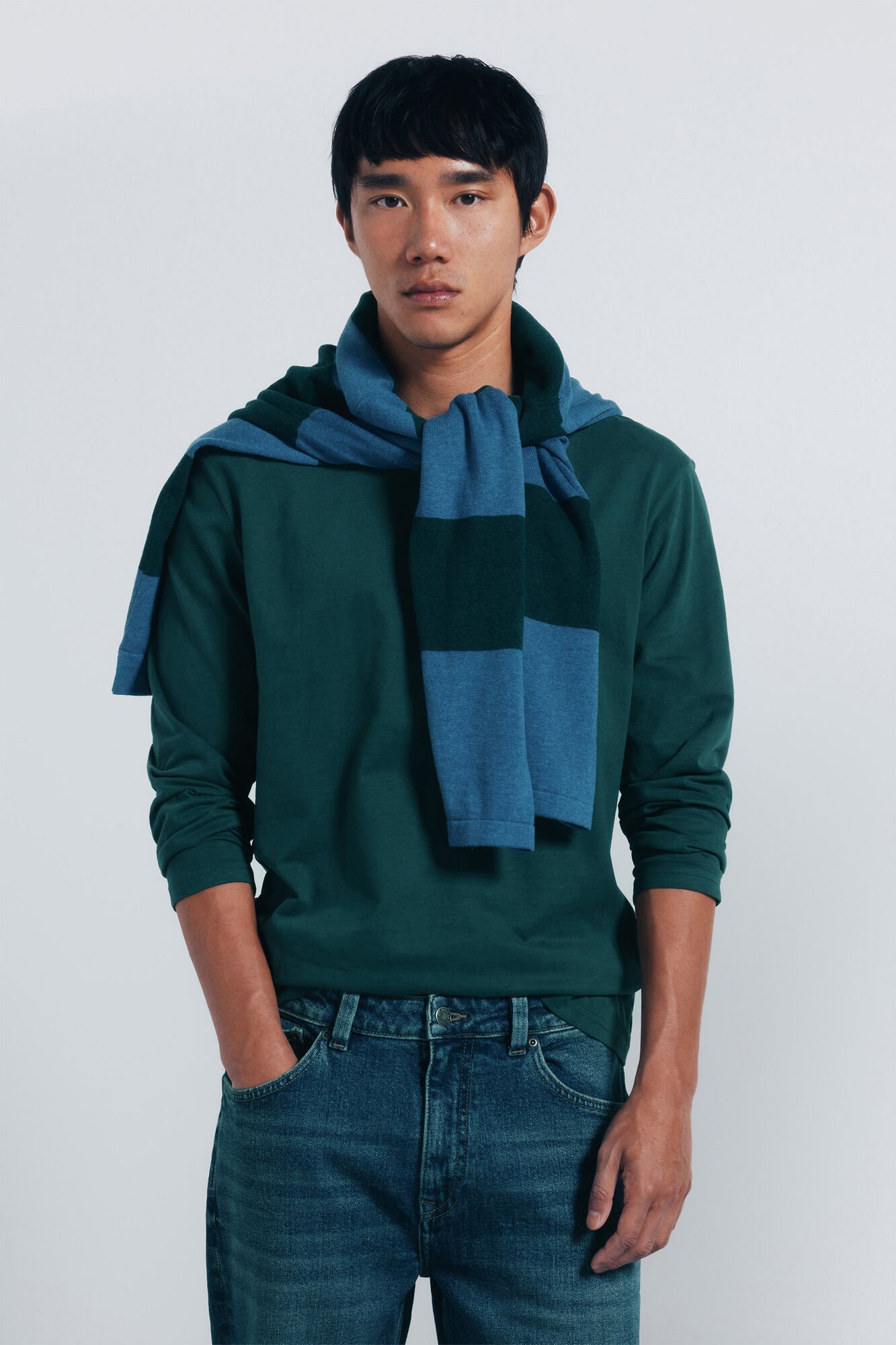 Springfield Basic long sleeve T-shirt with a soft finish