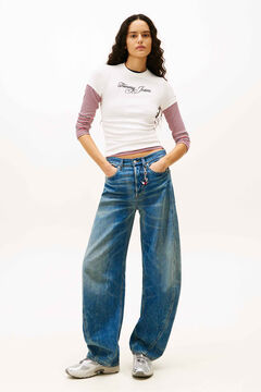 Tommy Jeans Camiseta slim de manga corta