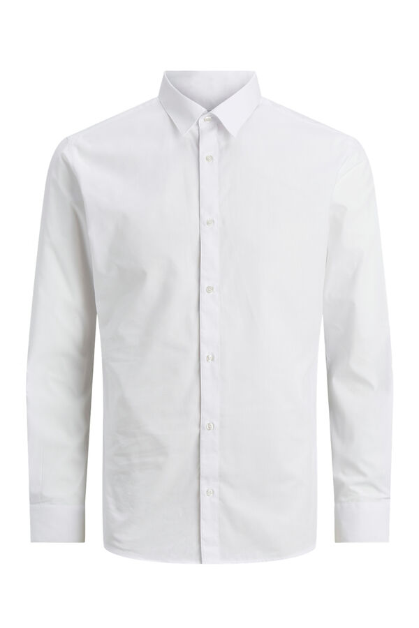 Springfield classic slim fit shirt white