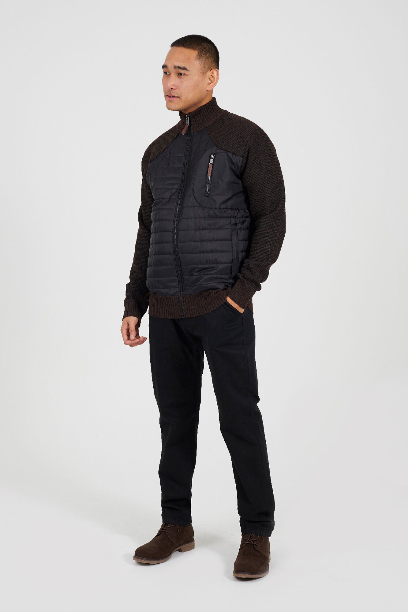 Brave Soul Jersey de punto acolchado