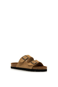 MTNG Sand&aacute;lia de couro bio