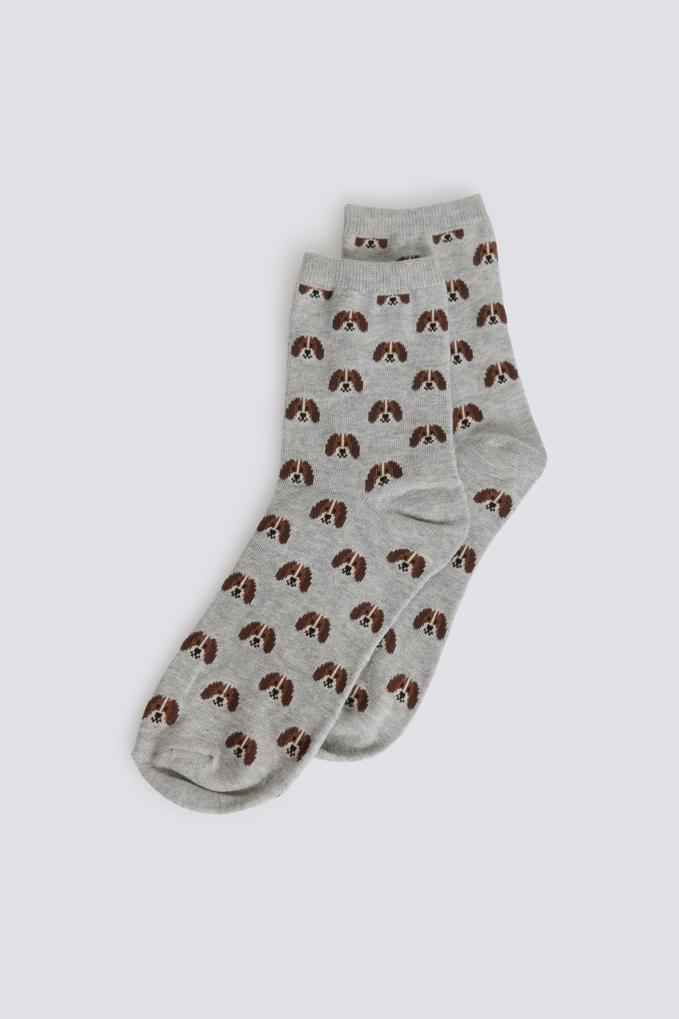 Springfield Meias compridas com estampado de c&atilde;ezinhos