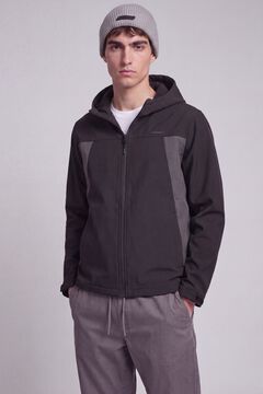 JJ REBEL Softshell-Jacke mit Kapuze