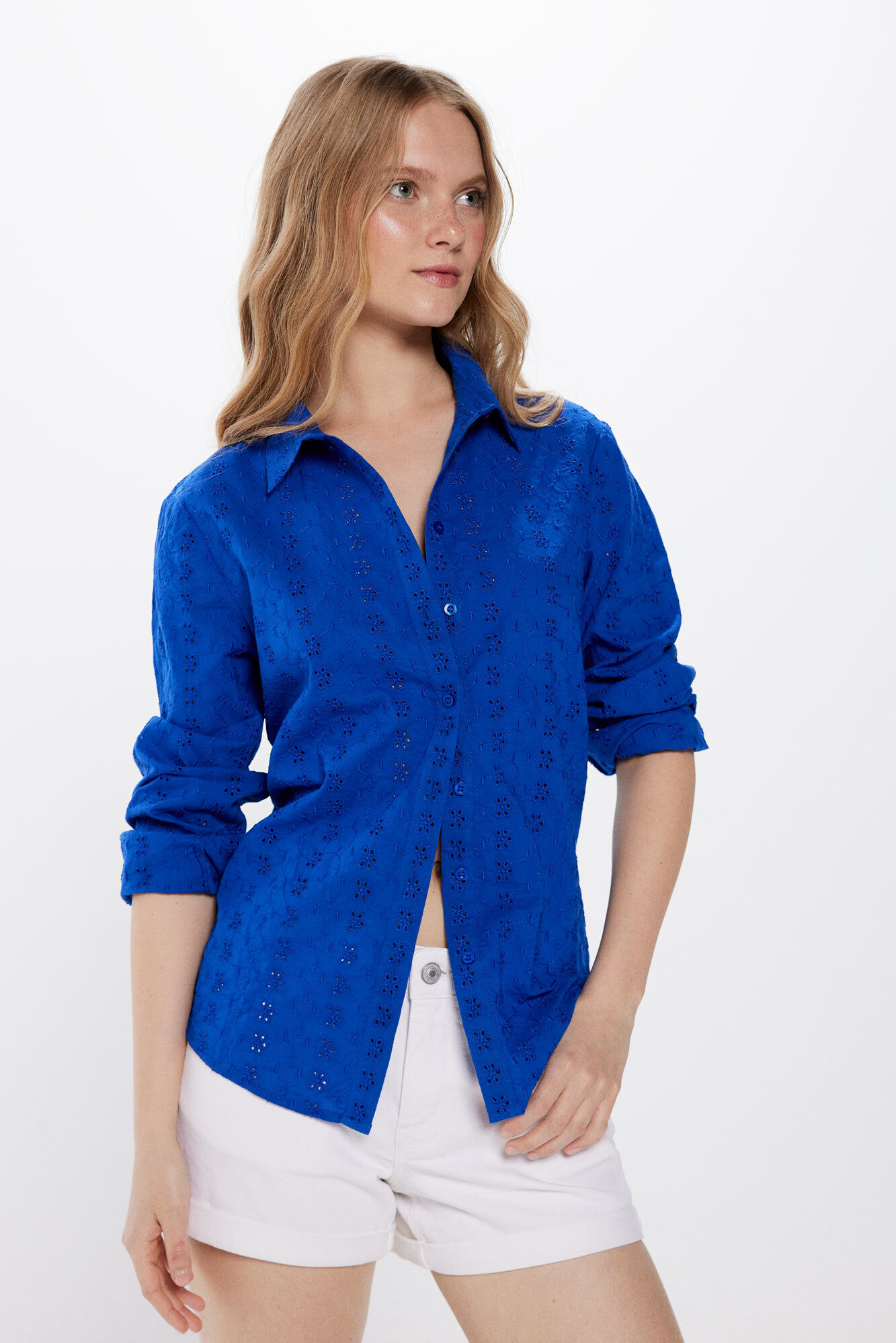 SPRINGFIELD Damen Bluse Mit Rüschen Und Längsstreifen – Lässig & Vielseitig Kombinierbar