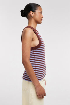 Topshop Top estampado espalda cruzada