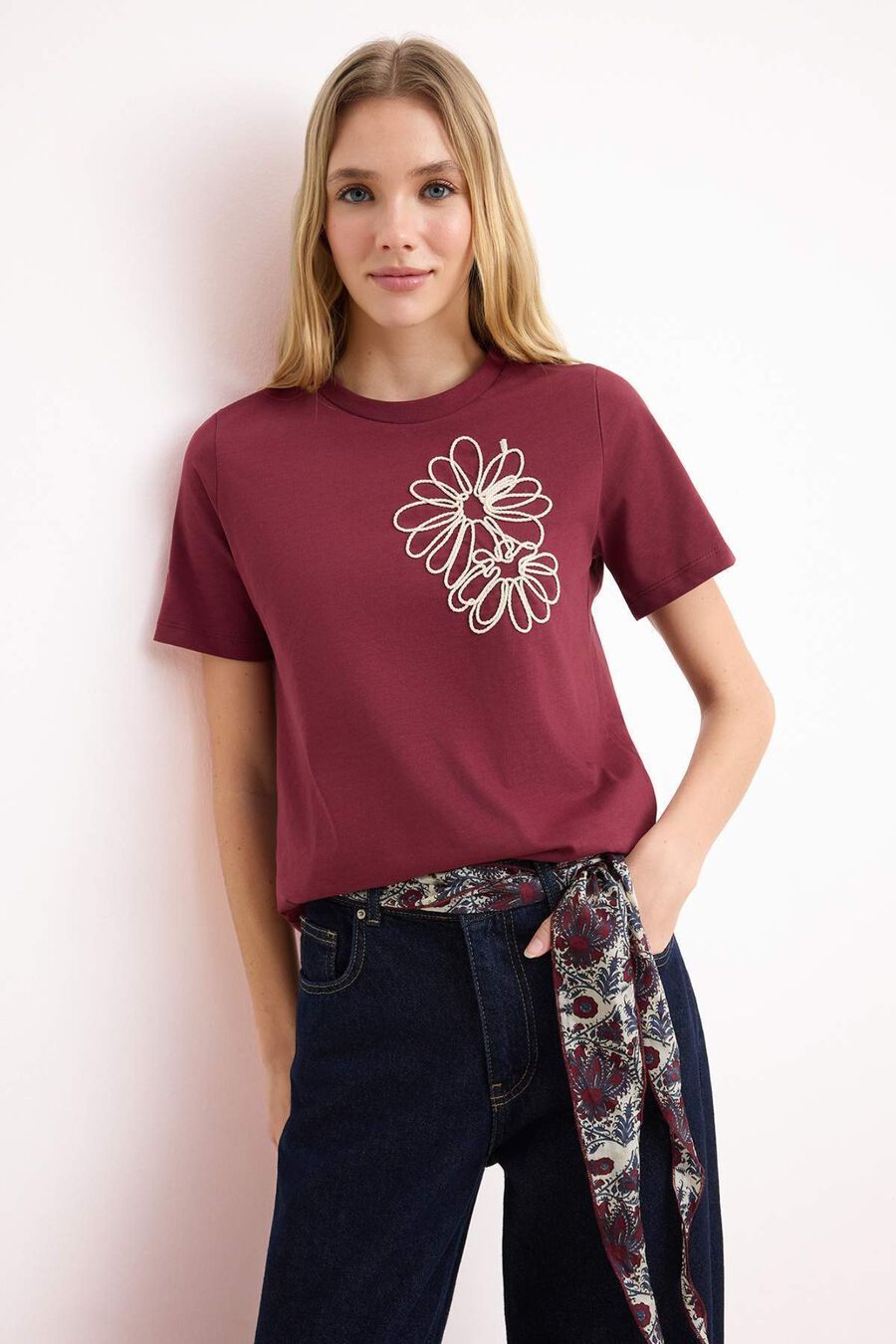 Camiseta print manga corta