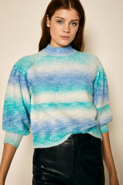Springfield Faded effect recycled polyester jumper navy mix