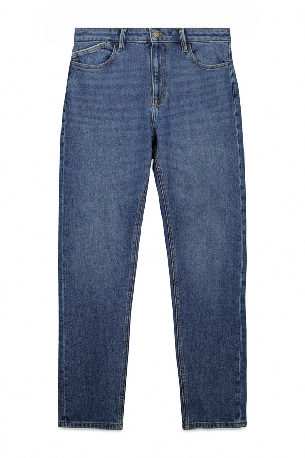 Springfield Jeans slim d&eacute;lavage fonc&eacute; moyen bleu