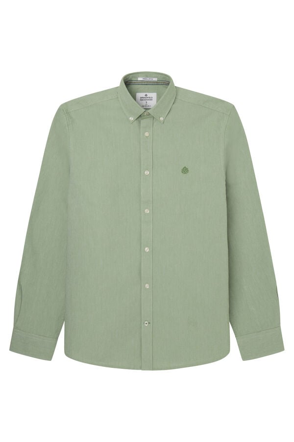Springfield Oxford színes ing zöld