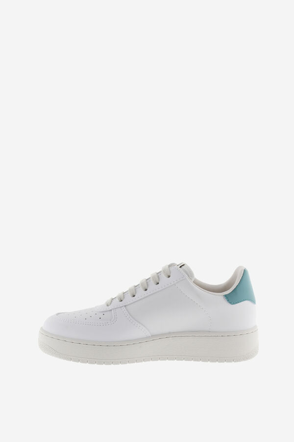 Springfield Colour And Faux Leather Madrid Trainers fuksija