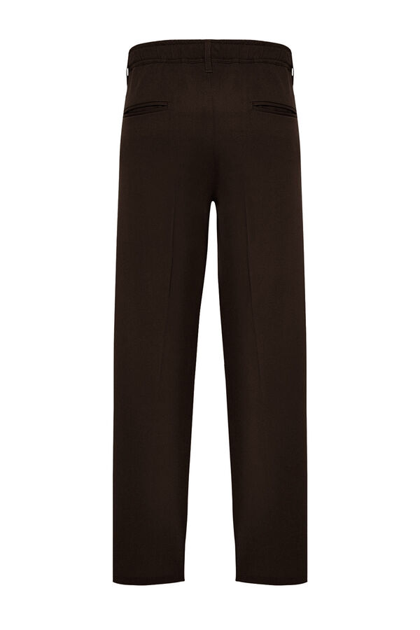 Trendyol Cal&ccedil;as de tecido largo cru