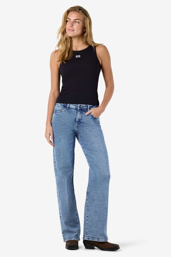 Noisy May Basic racerback vest top grey