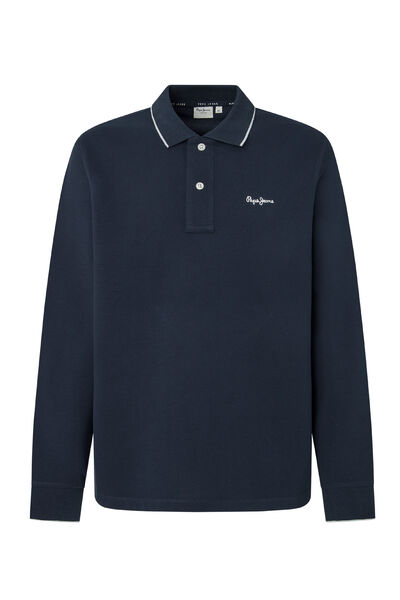 Springfield Polo de manga larga navy