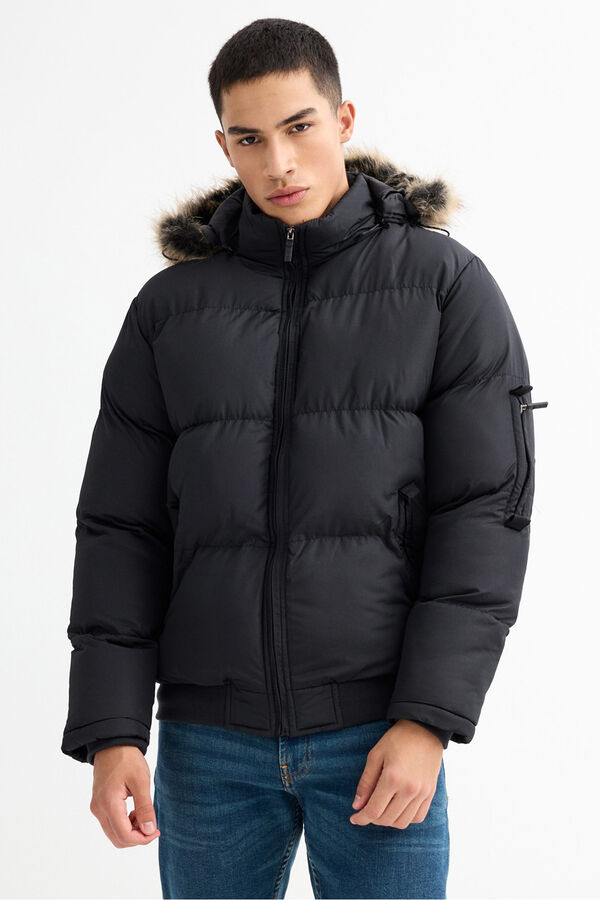 Inside Puffer Jacket black