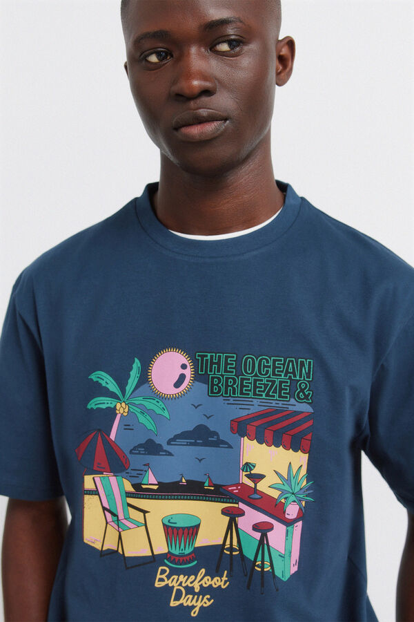 Springfield The Ocean T-shirt blue