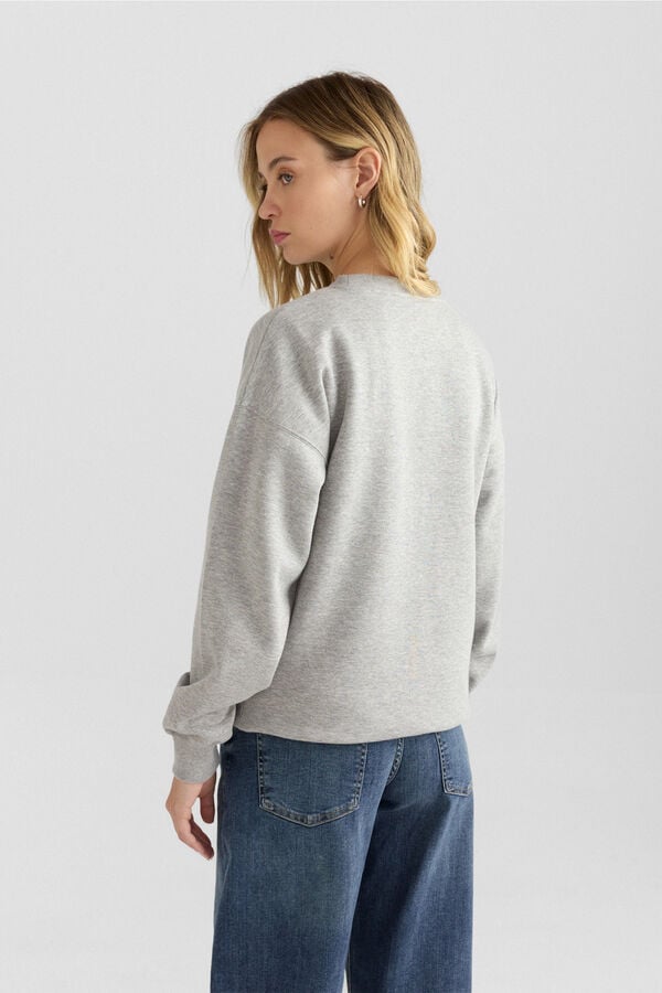 Springfield Printed sweatshirt grey