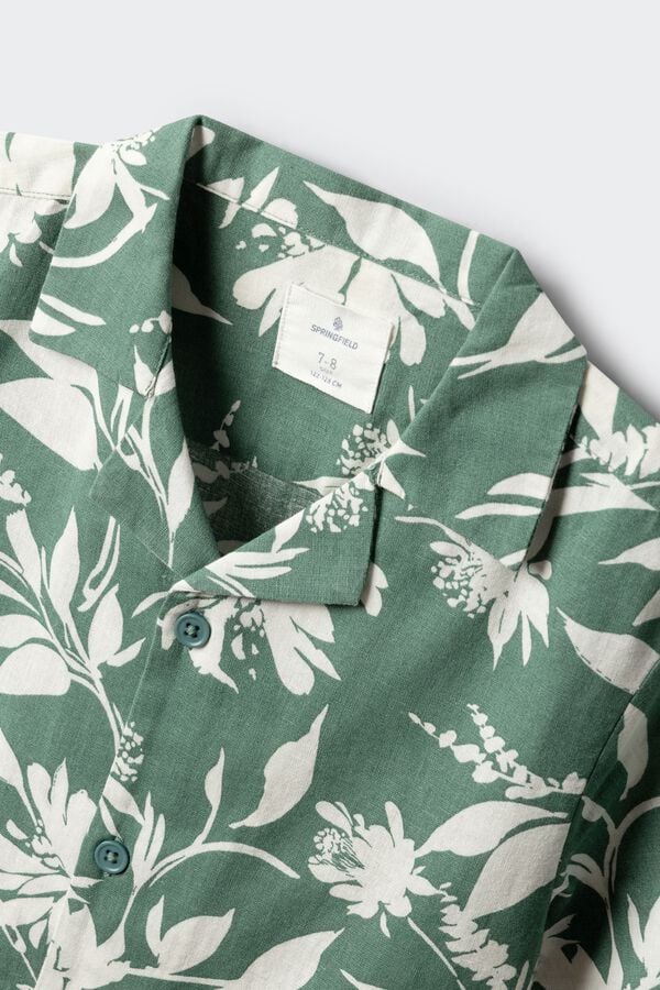 Springfield Kids Kids' floral shirt beige