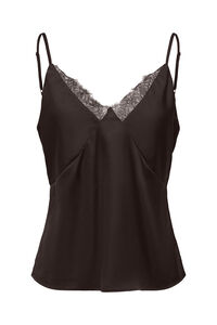 Only Top de lingerie acetinado