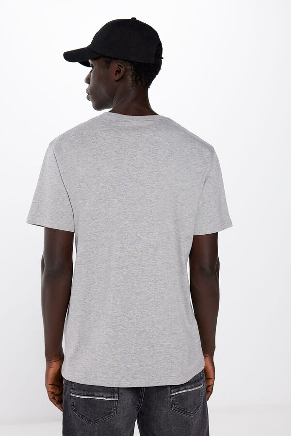 Springfield T-shirt basique logo gris