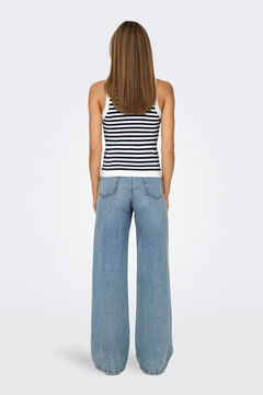 JDY Top de malha justo mangas