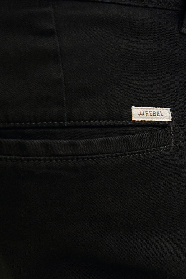 JJ REBEL Slim fit chinos black