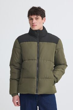 Blend Casaco puffer bicolor