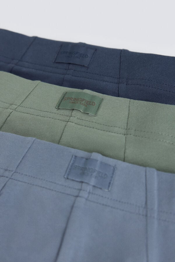 Springfield Pack 3 comfort briefs blue