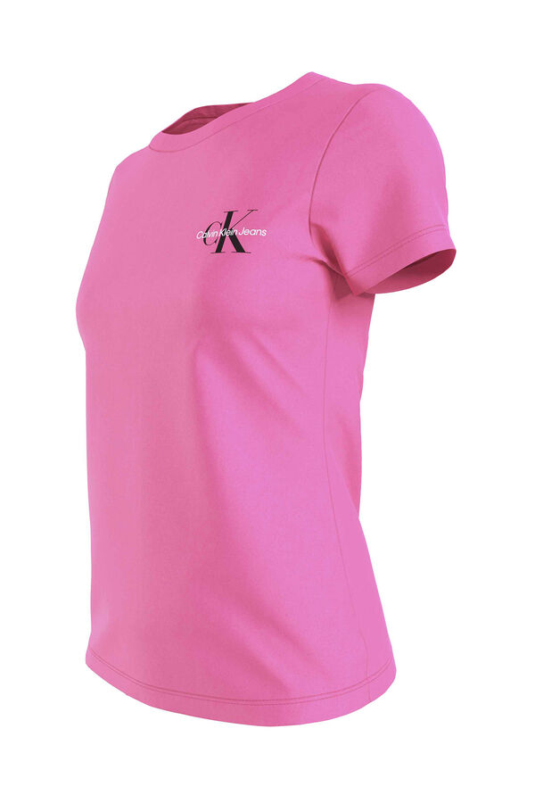 Springfield T-shirt de mulher manga curta rosa
