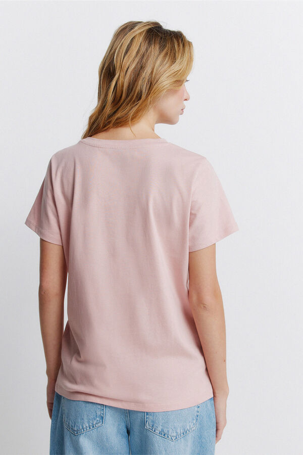 Springfield Short sleeve T-shirt pink