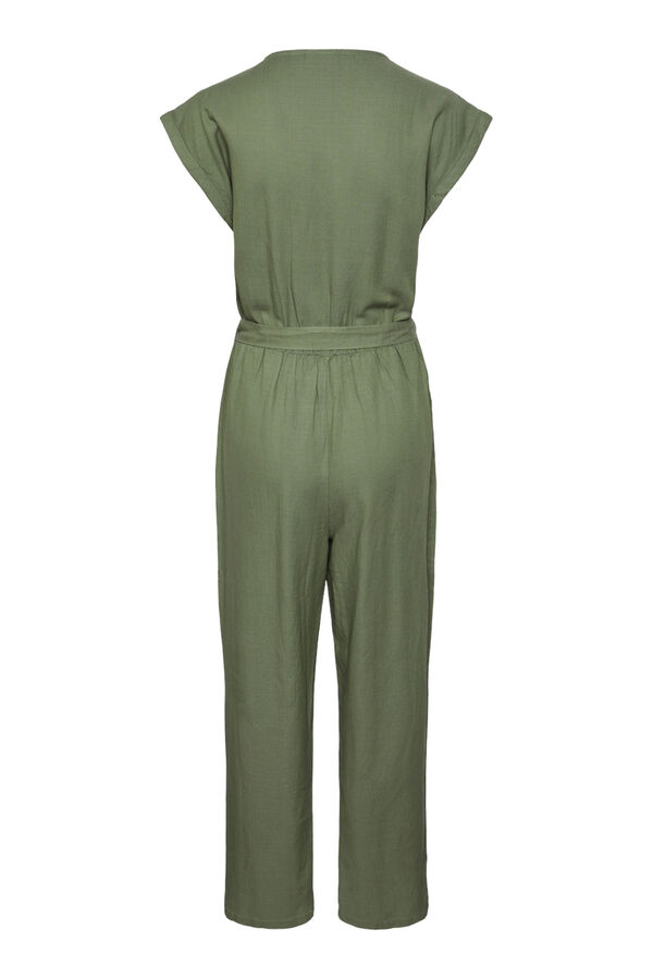 Springfield Sleeveless jumpsuit. green