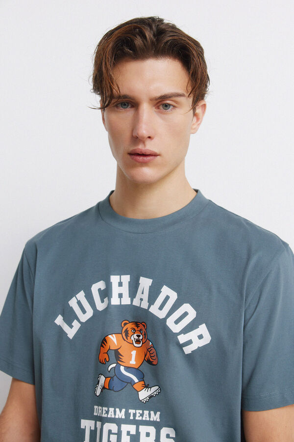 Springfield Vest top blue