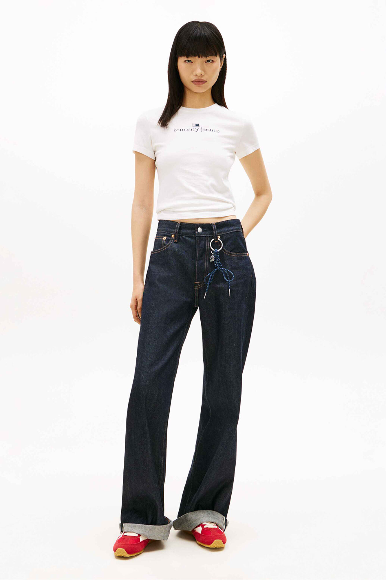 Tommy Jeans Camiseta slim manga corta